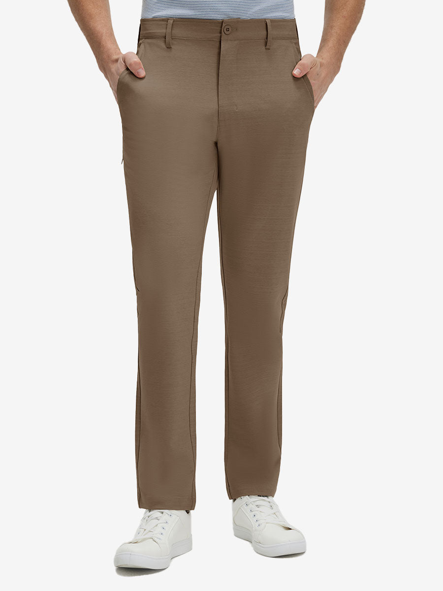 Straight Fit Lightweight Dress Golf Pants - MAELREG KHAKI / 42 / 34 Inch Straight Fit Lightweight Dress Golf Pants - MAELREG KHAKI / 42 / 34 Inch