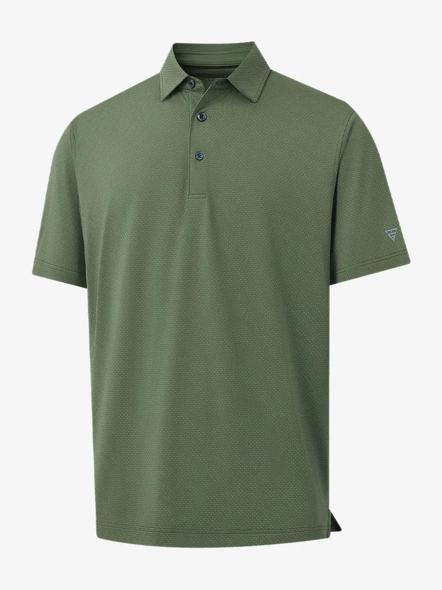 olive green golf shirt