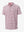 3D view of BRICK WHITE polo showing the contrast between rich brick and crisp white strokes