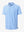 3D view showcasing the smooth brushstroke texture of POWDER BLUE WHITE stripe polo