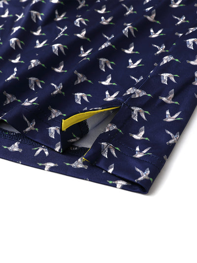 Men's Printed Golf Shirts-Waterfowl