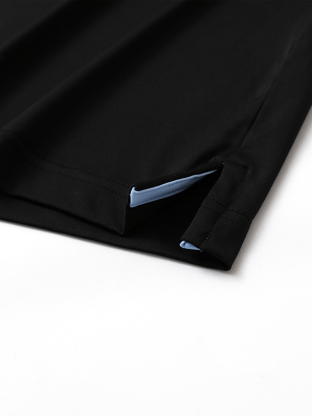 Men's Chest Print Golf Polo Shirts-Black2