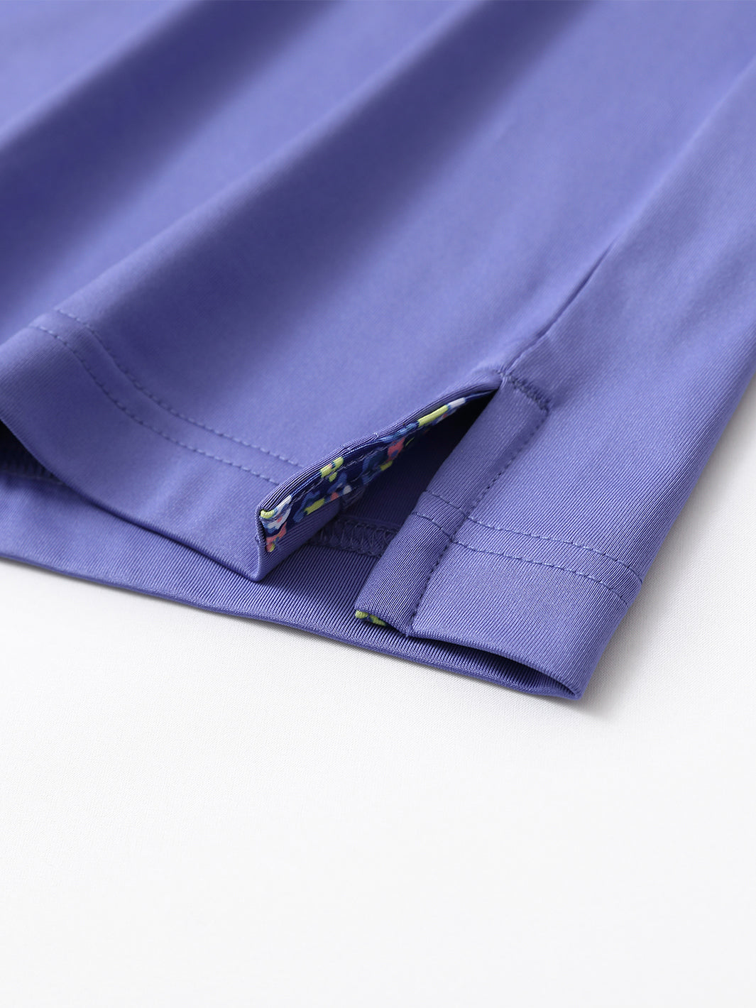 Men's Solid Jersey Golf Shirts-Bluish Violet