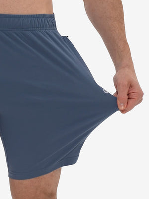 Breathable Running Shorts with 4 Zipper Pockets
