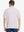 Back view of MAELREG Men's Performance Jersey Print Polo in White Red Lion – athletic fit