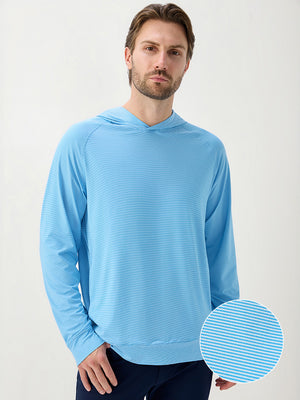 Pin Stripes Lightweight Hoodies Sweatshirts with Pockets