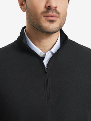 Premium Jacquard Quarter Zip Pullover