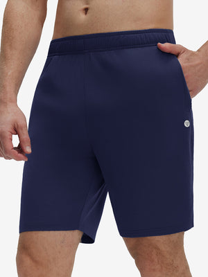 Breathable Running Shorts with 4 Zipper Pockets