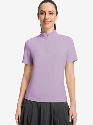 Women's Breathable 1/4 Zip Pullover Golf Shirts