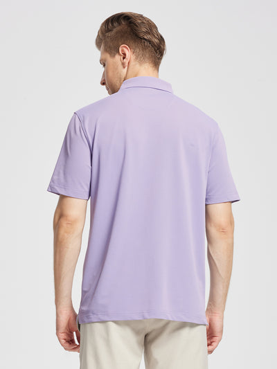 Men's Dry Fit Pique Golf Shirts-Lavender