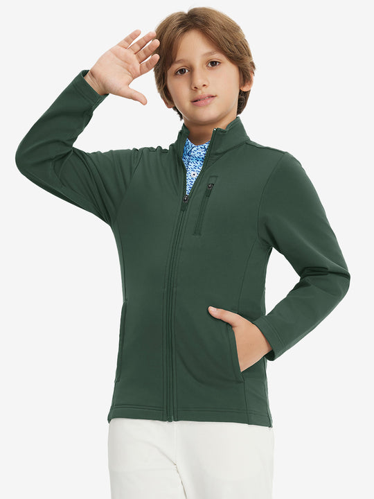 Kids Soft Lightweight Fleece Lined Jacket