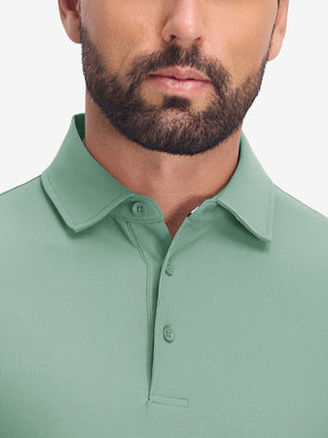 Polos de golf con cuello y textura de gofre Dry Fit