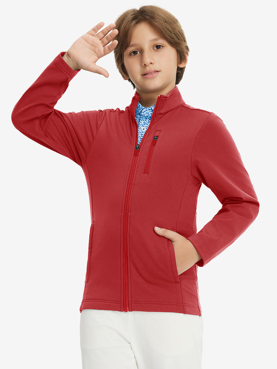 Kids Soft Lightweight Fleece Lined Jacket