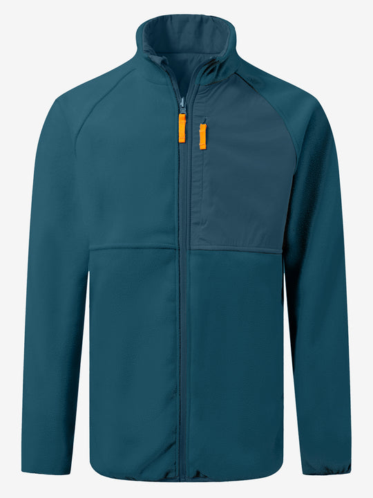 Reversible Fleece Jacket with 5 Pockets