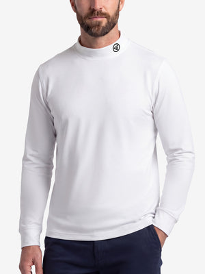 Warm Brushed Mock Neck Golf T Shirts