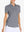 Front view from nose to hem of model wearing LIGHT GREY Women's Performance Solid Polo with skirt