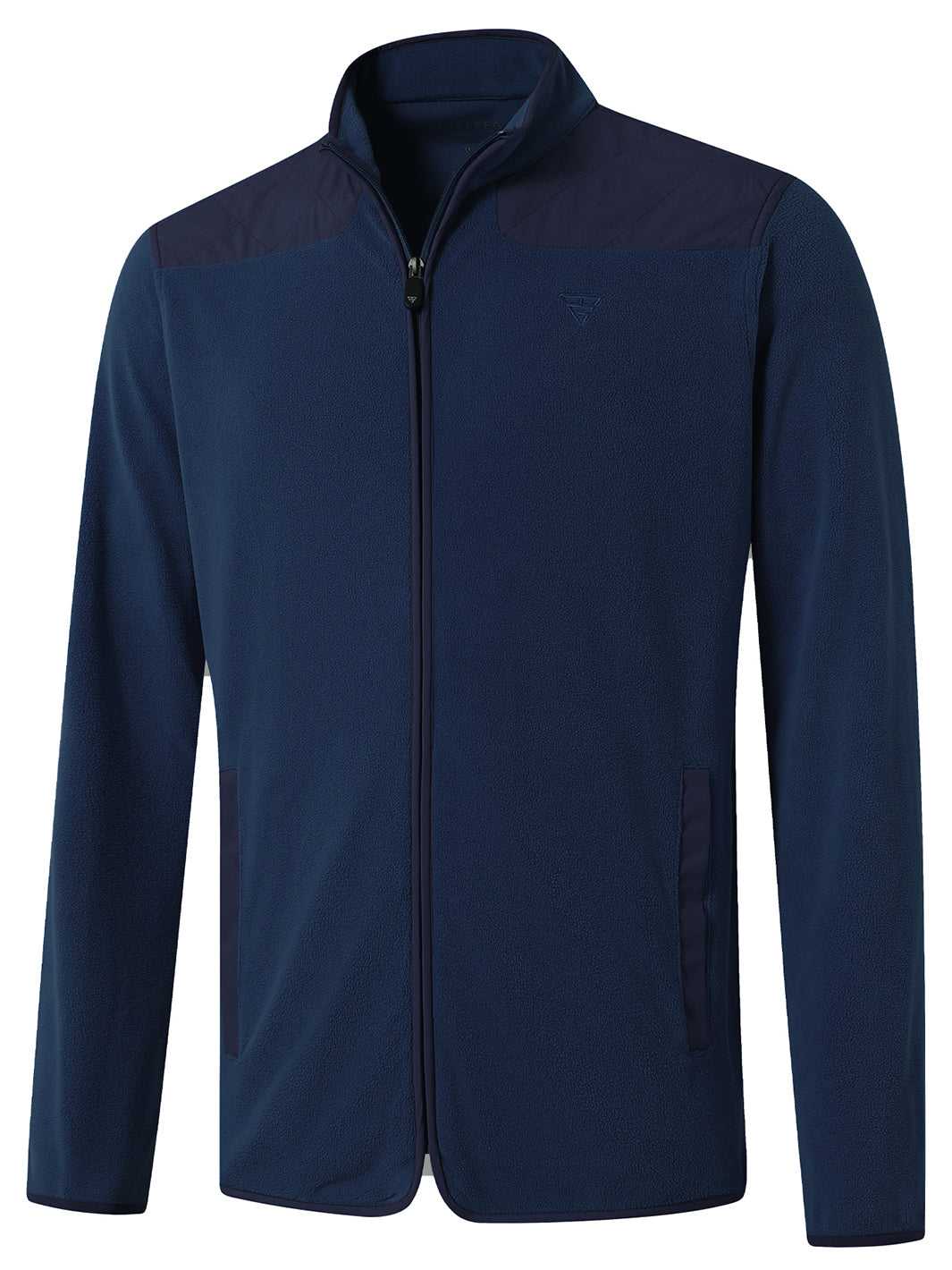 Full Zip Casual Stylish Soft Sport Mock Neck Golf Polar Fleece Microfleece Jackets for Men