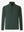 Ultra-Soft Brushed Fleece Lining Quarter Zip Sweatshirt in forest green, 3D product view