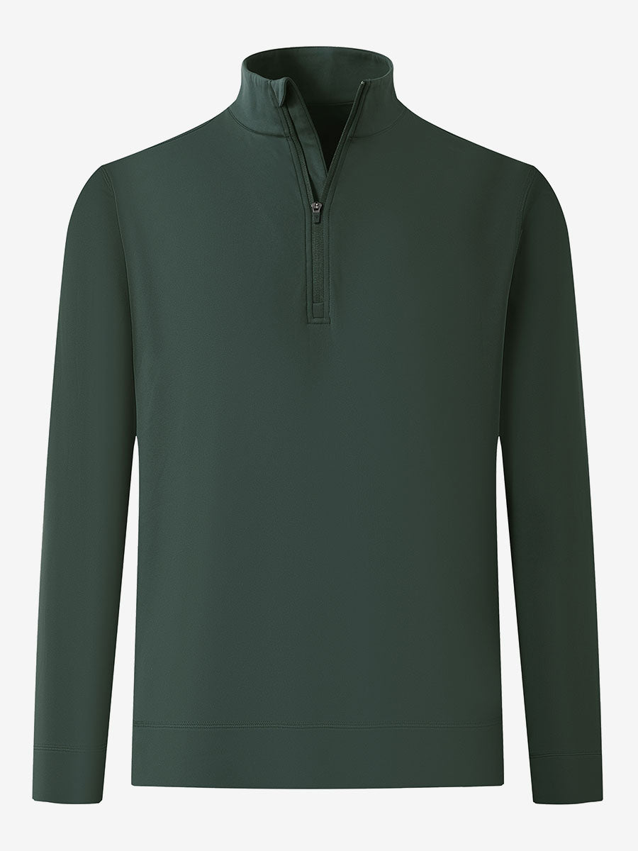 Ultra-Soft Brushed Fleece Lining Quarter zip Sweatshirt