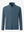 Lightweight casual fleece jacket with 5 pockets in bluish grey, front 3d view showing clean lines