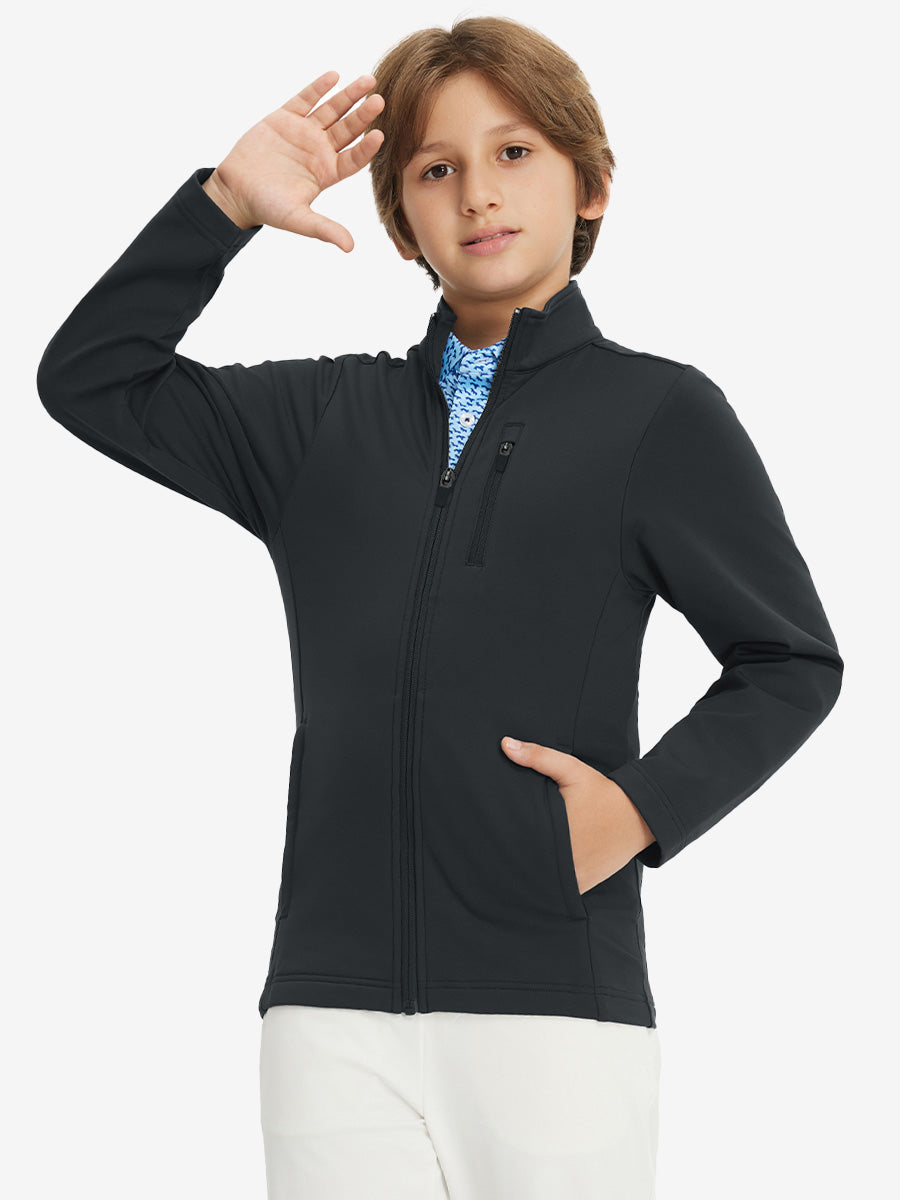 Kids Soft Lightweight Fleece Lined Jacket