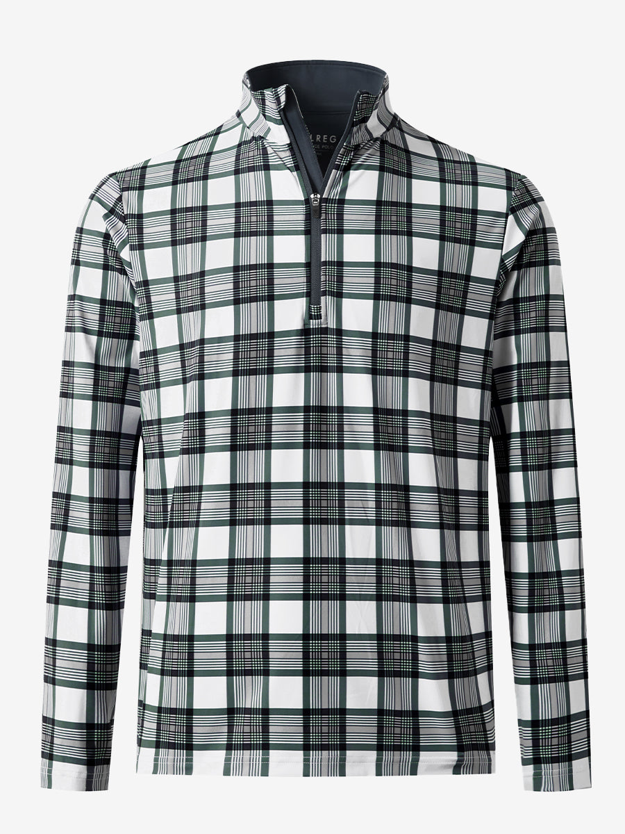 Full Print Lightweight Quarter Zip Pullover