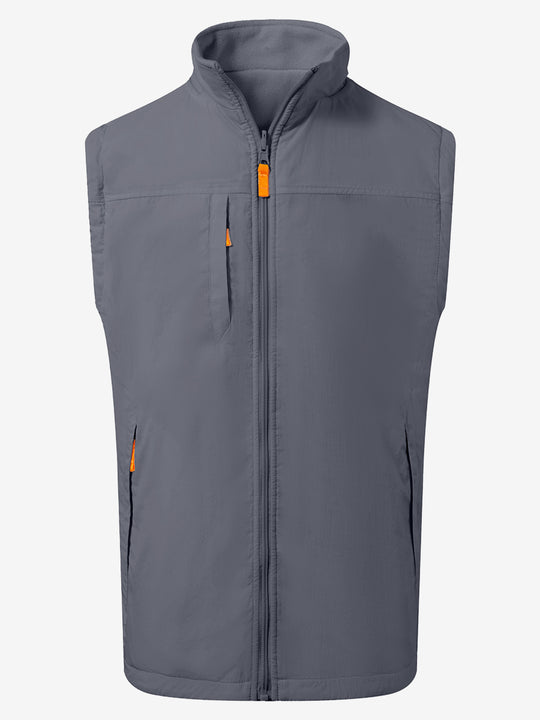 Windproof Fleece Reversible Golf Vest