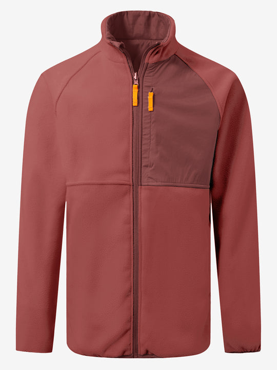 Reversible Fleece Jacket with 5 Pockets