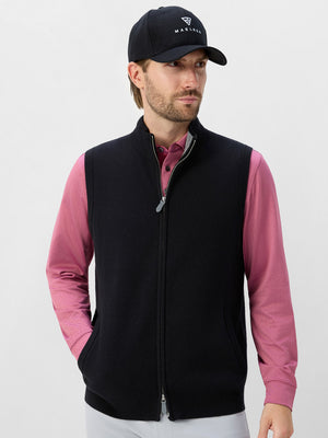 Luxury Wool Blend Warm Full Zip Vests