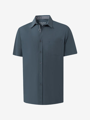 Cool Print Plain Button Up Shirts