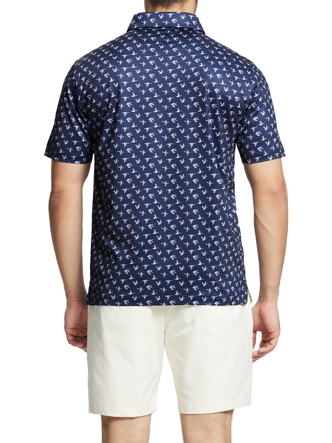 Men's Printed Golf Shirts-Waterfowl