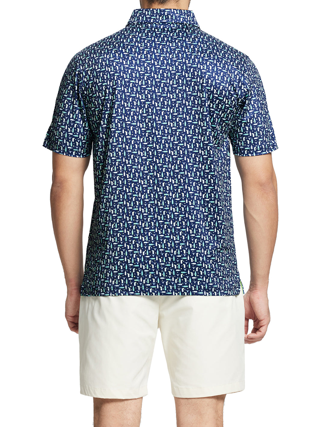 Men's Printed Golf Shirts-Ranch