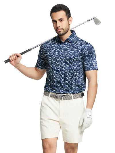 Men's Printed Golf Shirts-Ranch