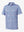3D view highlighting the blue doodles pattern polo shirt, emphasizing modern sporty and artistic design