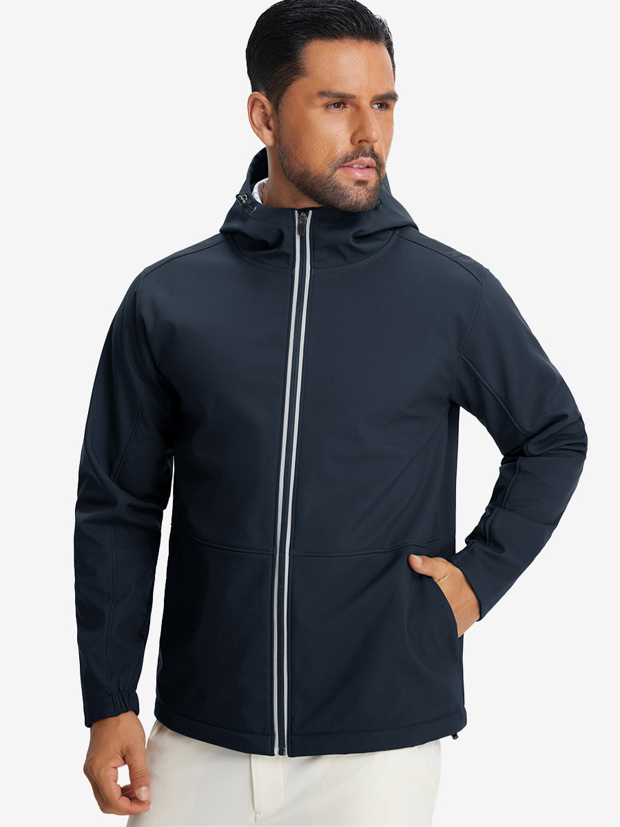 Reflective Hooded Softshell Jacket