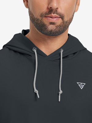 Casual Solid Fleece Hoodies Pullover