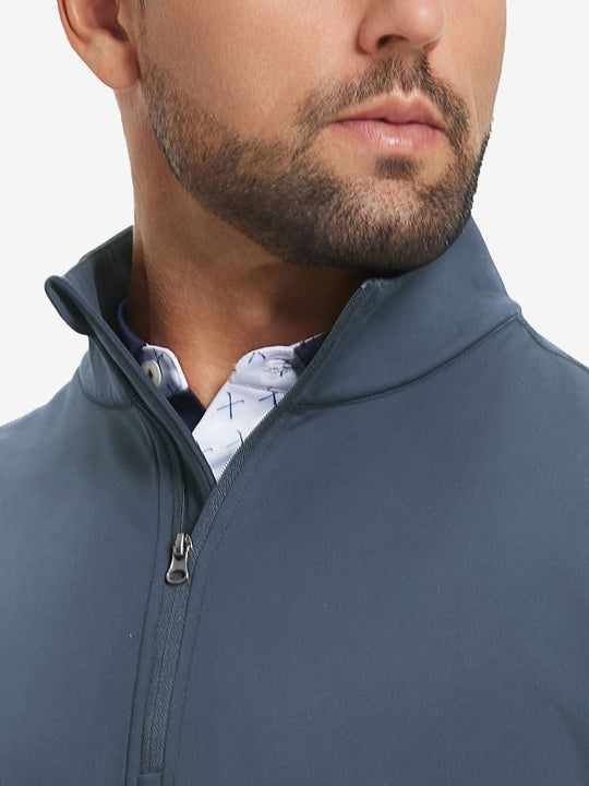Ultra-Soft Brushed Fleece Lining Quarter zip Sweatshirt