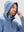 Pin-Stripe Quarter Zip with Hood