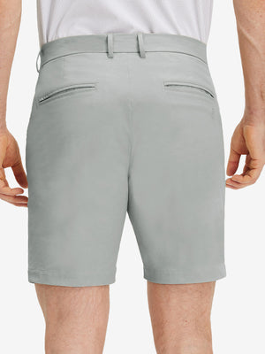 Flat Front Flex Cotton Blend Golf Shorts