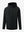 3D front view of the Quarter Zip Polar Fleece Sweatshirt in Black, simple and athletic look.