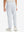 Model's lower body from the back, wearing misty grey fleece stretch water resistant boys joggers.