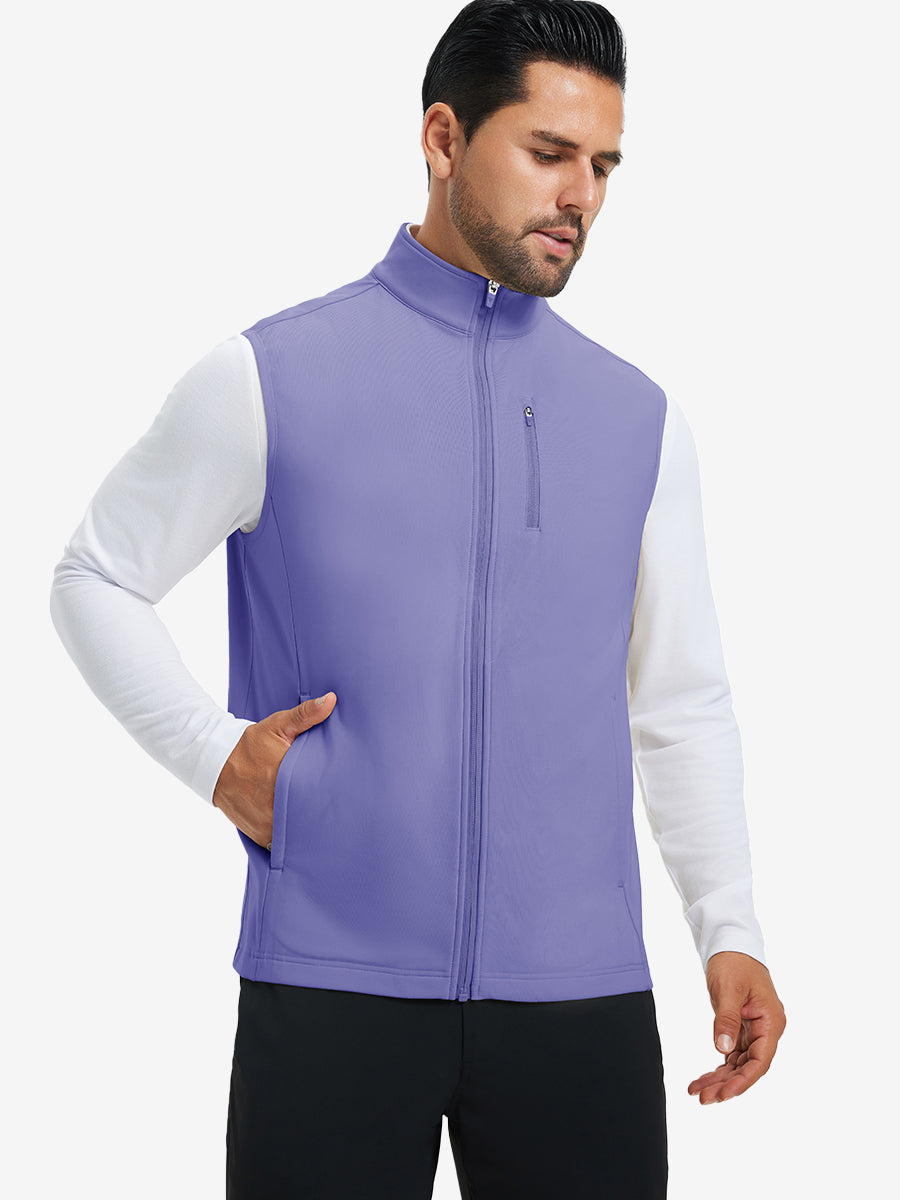 Water-Resistant Fleece Golf Vests