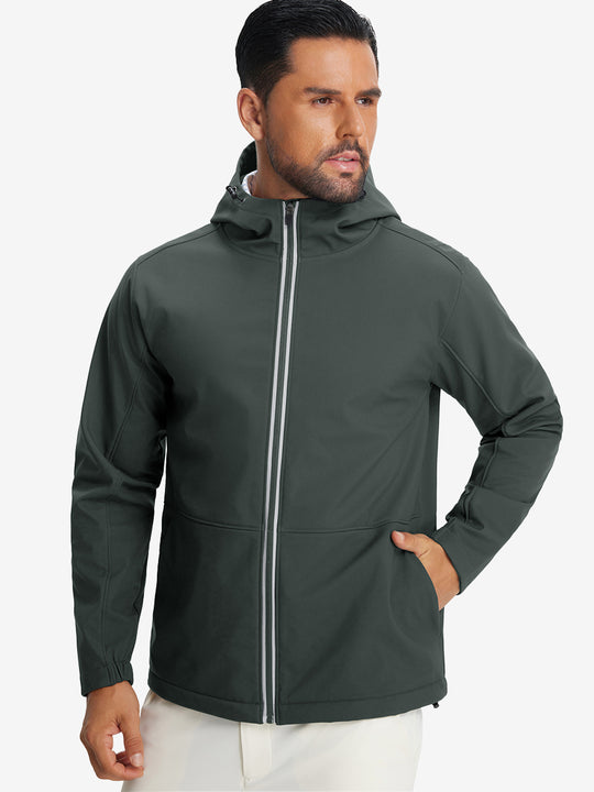 Reflective Hooded Softshell Jacket
