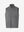 3D view of neutral grey classic micro suede leather puffer vest
