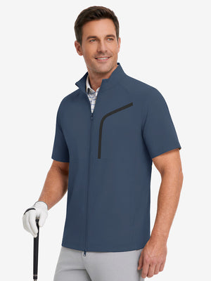 Lightweight UPF50+ Short Sleeve Golf Vests Jacket