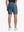GRAYISH BLUE 4-way Stretch Performance Solid Shorts, back lower body view for golf wear, 7 Inch style