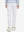 Boys Stretch Fleece Lined Casual Golf Pants in white, back lower body view showing fit
