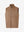 3D view of khaki classic micro suede leather puffer vest