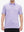 Half-body front shot of model in LAVENDER WHITE STRIPE, modern fit with a calm, composed vibe