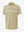 3D view of DARK KHAKI Stylish Chest Print Snap Polo showing design and fit